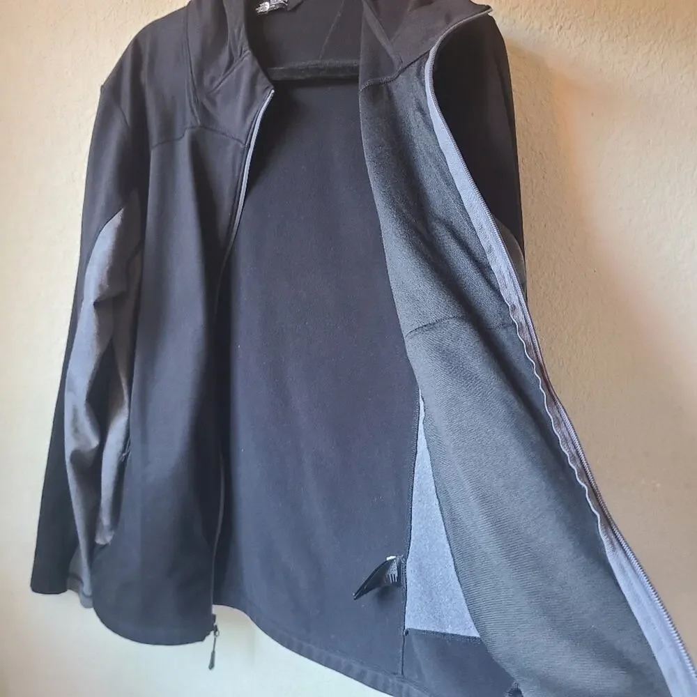 The North Face Men's Black and Gray Jacket Size L